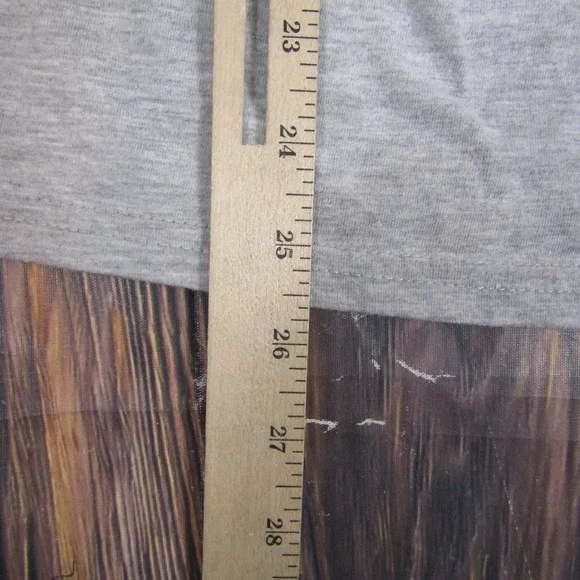 Disney Lilo Stitch Shirt Mens Medium Gray Ohana Means Family Graphic Tee T-Shirt - Picture 5 of 5